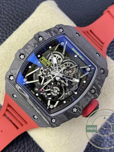 Superclone Richard Mille35-02 T+ Factory Carbon Fiber Skeleton Dial - Budget Luxury Replica Watch