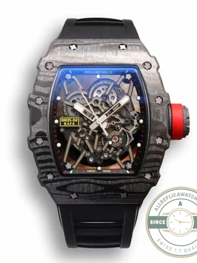 Superclone Richard Mille35-02 Zf Factory Carbon Fiber Case - Affordable Super Clone Watch