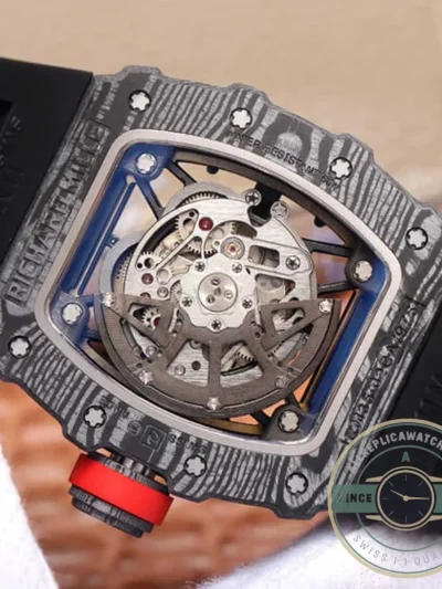 Superclone Richard Mille35-02 Zf Factory Carbon Fiber Case - Top-Tier Swiss Replica Watch