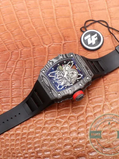 Superclone Richard Mille35-02 Zf Factory Carbon Fiber Case - Budget Luxury Replica Watch