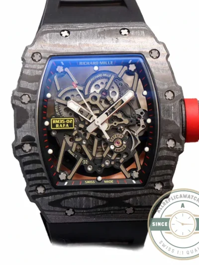 Superclone Richard Mille35-02 Zf Factory Carbon Fiber Case - Best Quality Replica Watch