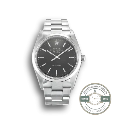 Superclone Rolex Air-King 34mm Dial Black 14000 - Best Quality Replica Watch