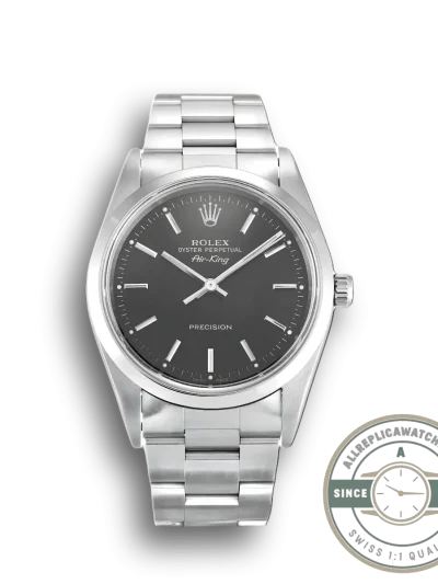 Superclone Rolex Air-King 34mm Dial Black 14000 - Best Quality Replica Watch