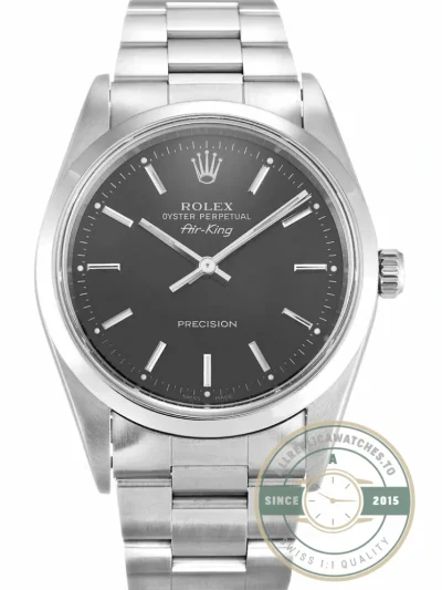 Superclone Rolex Air-King 34mm Dial Black 14000 - Best Quality Replica Watch