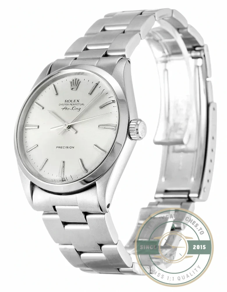 Superclone Rolex Air-King 34mm Dial Silver 5500 - Factory Super Clone Watch
