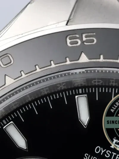 Superclone Rolex Black Ceramic Daytona 126500 Black Dial - Premium Super Clone Watch