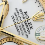 Rolex Daytona 126518LN white dial yellow gold replica – photo 2