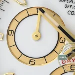 Rolex Daytona 126518LN white dial yellow gold replica – photo 5