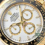 Rolex Daytona 126518LN white dial yellow gold replica – photo 9