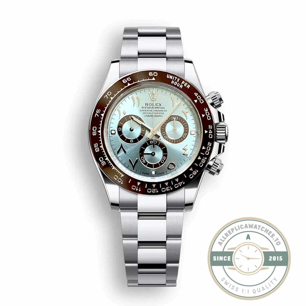 Superclone Rolex Cosmograph Daytona Series Middle East Plate Ice Blue Di - Factory Super Clone Watch
