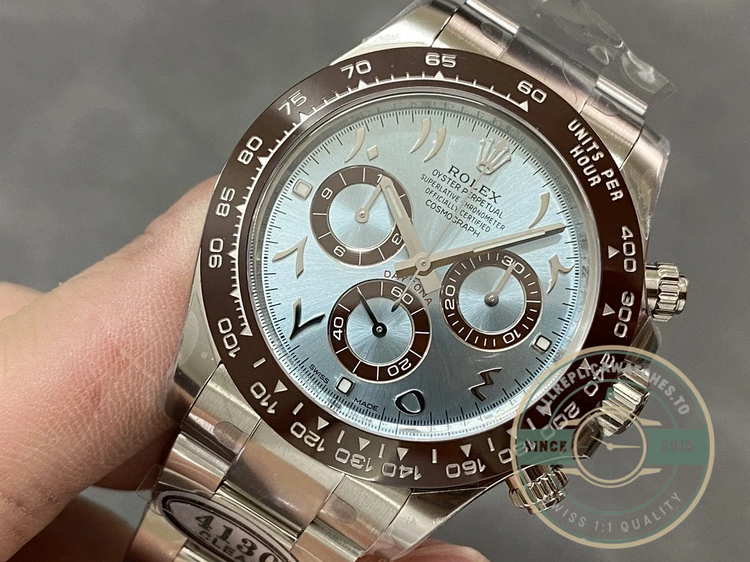 Superclone Rolex Cosmograph Daytona Series Middle East Plate Ice Blue Di - 1:1 Swiss Replica Watch