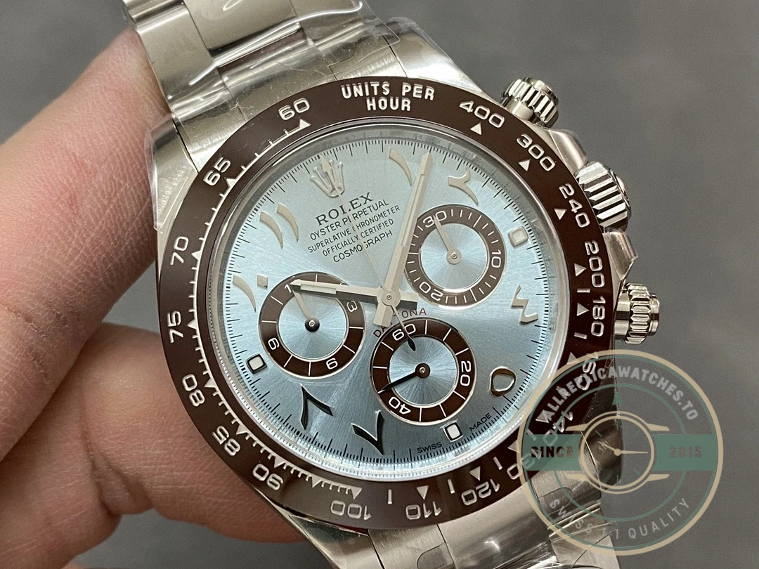 Superclone Rolex Cosmograph Daytona Series Middle East Plate Ice Blue Di - Budget Luxury Replica Watch