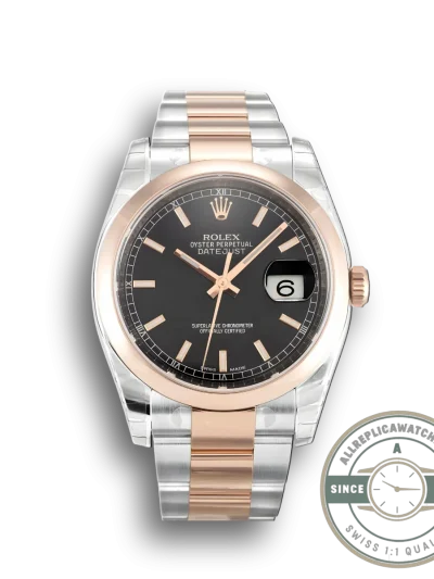 Superclone Rolex Datejust 116201 36mm Black Dial - Budget Luxury Replica Watch