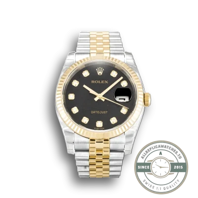 Superclone Rolex Datejust 116233 36mm Black Jubilee Dial - Top-Tier Swiss Replica Watch