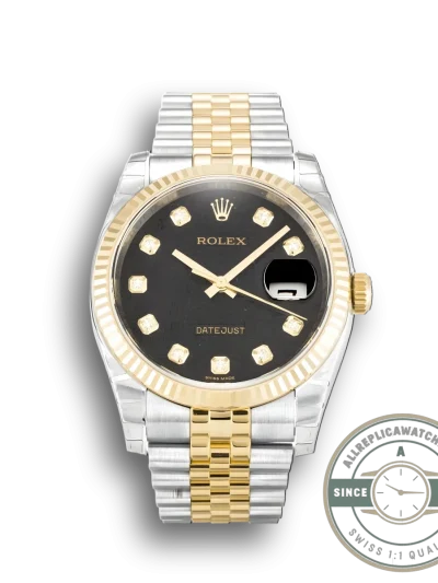 Superclone Rolex Datejust 116233 36mm Black Jubilee Dial - Top-Tier Swiss Replica Watch