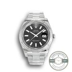 Superclone Rolex Datejust 116334 41mm Black Dial - Swiss-Made Clone Watch