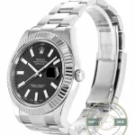 Superclone Rolex Datejust 116334 41mm Black Dial - Budget Luxury Replica Watch