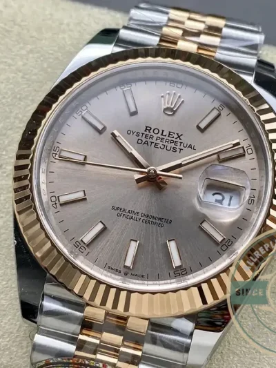 Superclone Rolex Datejust 126331 41mm Rose Gold Dial - Top-Tier Swiss Replica Watch