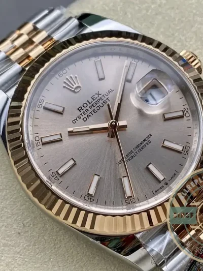 Superclone Rolex Datejust 126331 41mm Rose Gold Dial - Budget Luxury Replica Watch