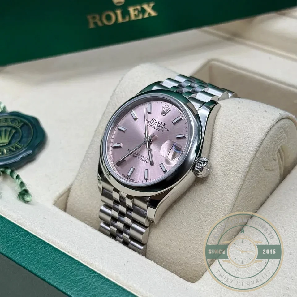 Superclone Rolex Datejust 31mm Pink Dial 278240 - Luxury Replica Watch