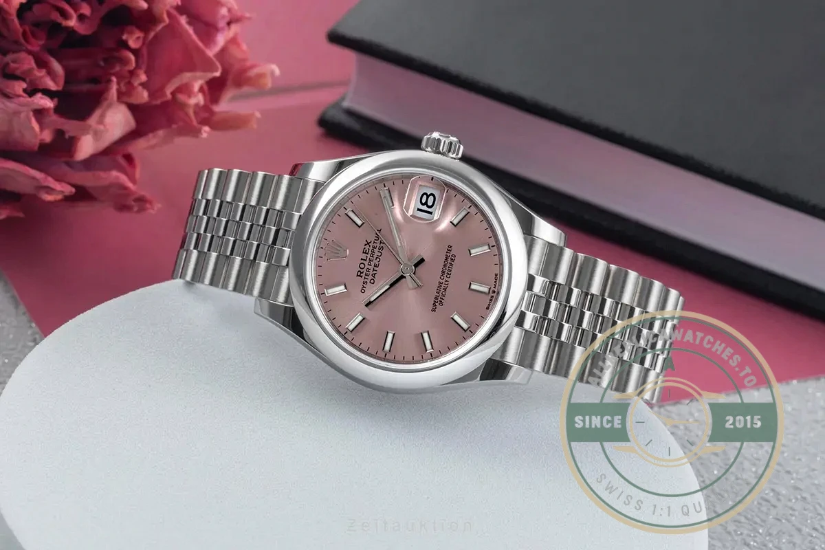 Superclone Rolex Datejust 31mm Pink Dial 278240 - Affordable Luxury Replica Timepiece