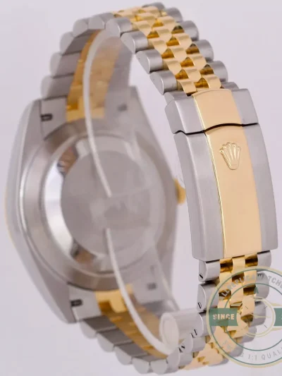 Superclone Rolex Datejust 41mm Rhodium Dial 126333 "Wimbledon" Flutted / Jubilee - High-Grade Replica Watch