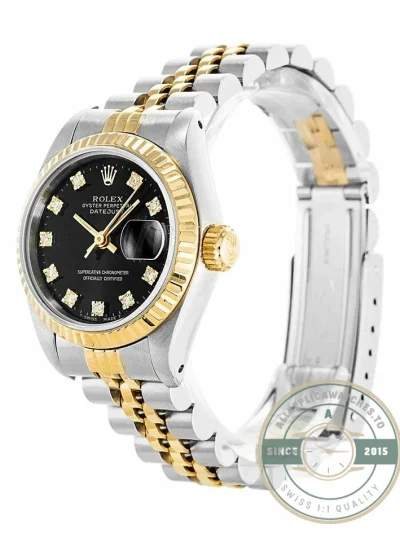 Superclone Rolex Datejust 69173 26mm Black Dial - Luxury Replica Watch