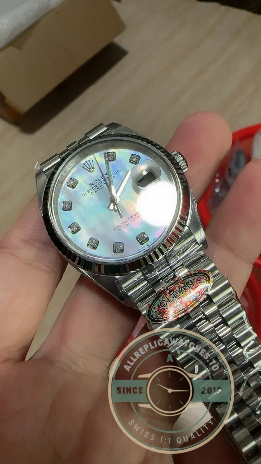 Superclone Rolex Datejust m126234-0019 36mm - Swiss-Made Clone Watch