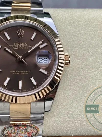 Superclone Rolex Datejust m126331 41mm Chocolate Dial - Budget Luxury Replica Watch