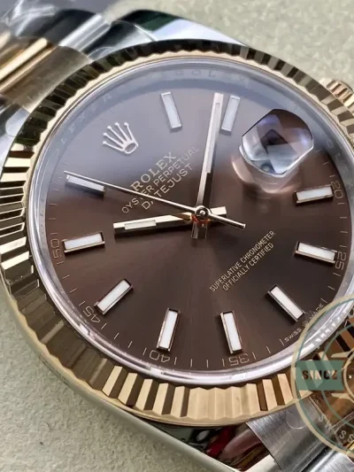 Superclone Rolex Datejust m126331 41mm Chocolate Dial - Affordable Luxury Replica Timepiece