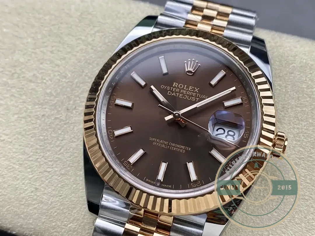 Superclone Rolex Datejust m126331 41mm Chocolate Dial Jubilee Bracelet - Factory Super Clone Watch
