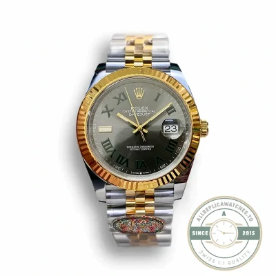 Superclone Rolex Datejust m126333 41mm Slate Set Dial Jubilee - Luxury Replica Watch