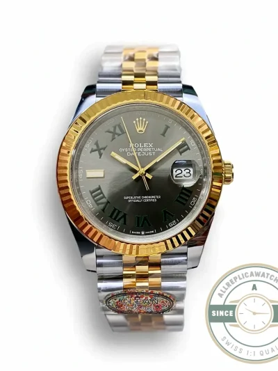 Superclone Rolex Datejust m126333 41mm Slate Set Dial Jubilee - Luxury Replica Watch