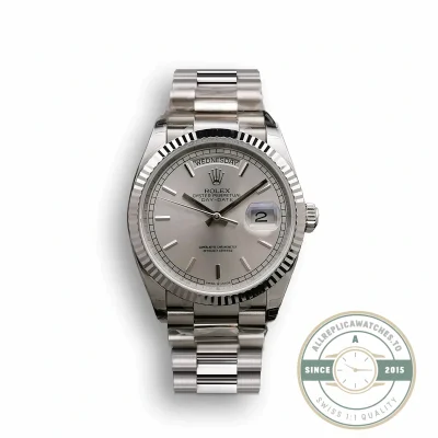 Superclone Rolex Day-Date 128238 36mm Silver Dial - Factory Super Clone Watch
