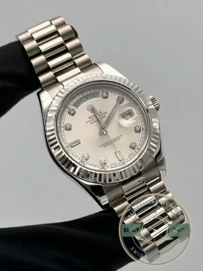 Superclone Rolex Day-Date 128238 36mm White Dial - Affordable Super Clone Watch