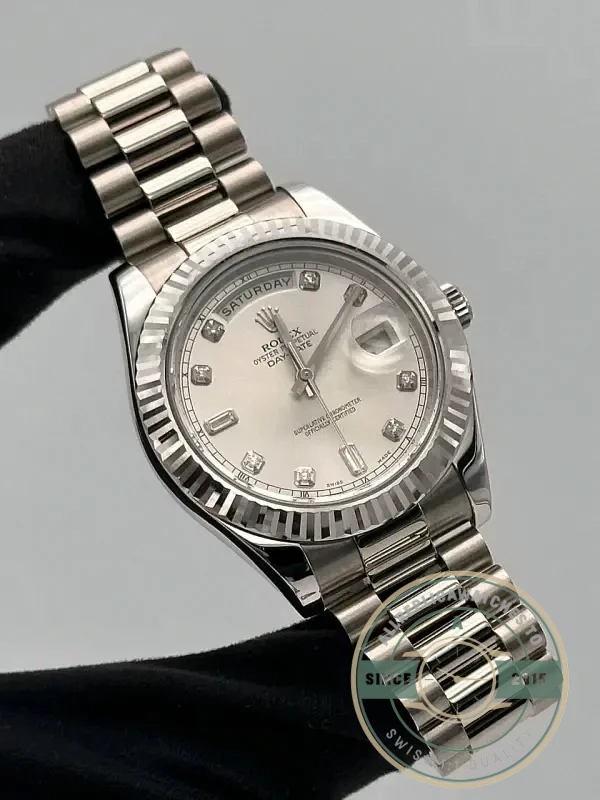 Superclone Rolex Day-Date 128238 36mm White Dial - Affordable Super Clone Watch