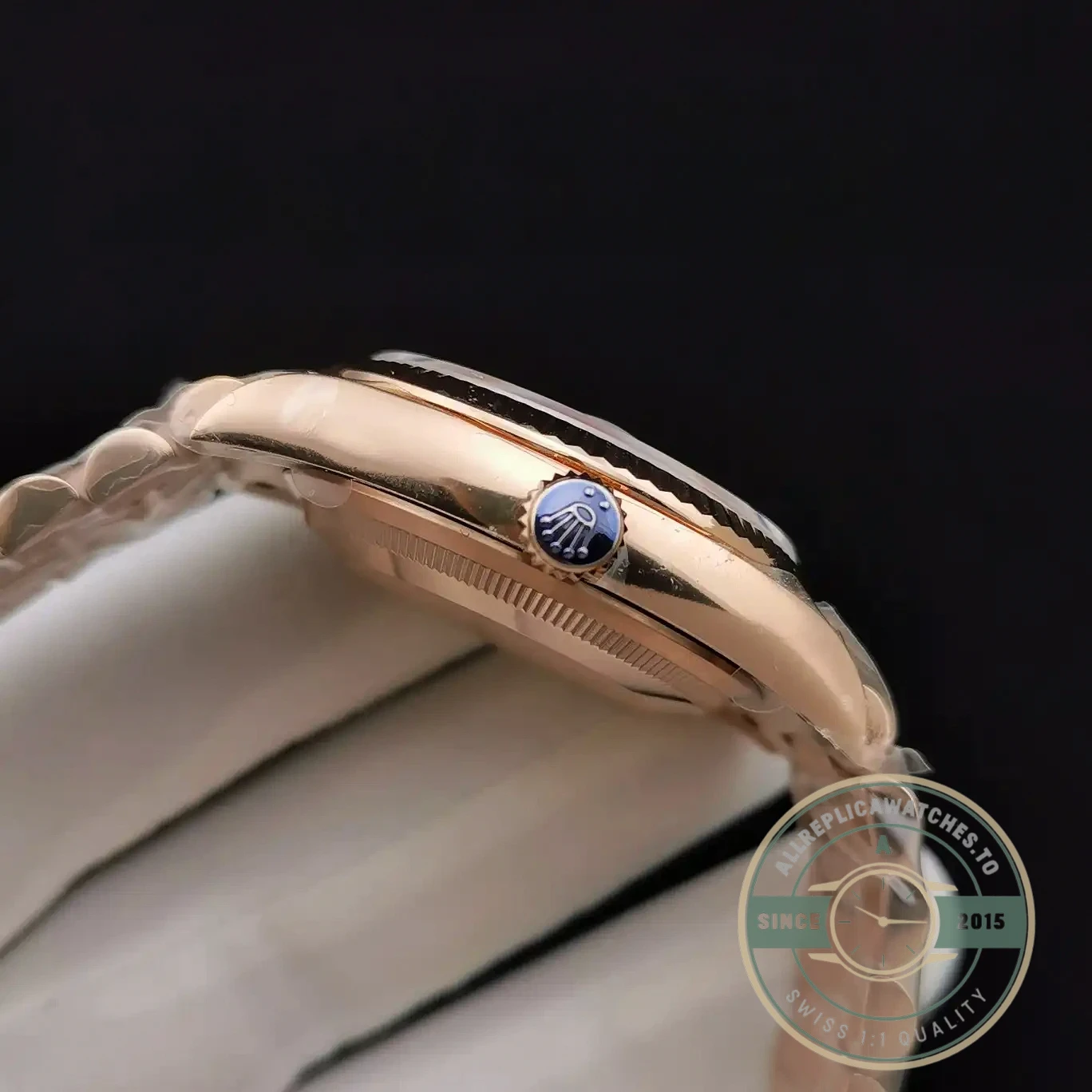 Superclone Rolex Day-Date 128238 36mm White Dial Rose Gold - Premium Super Clone Watch