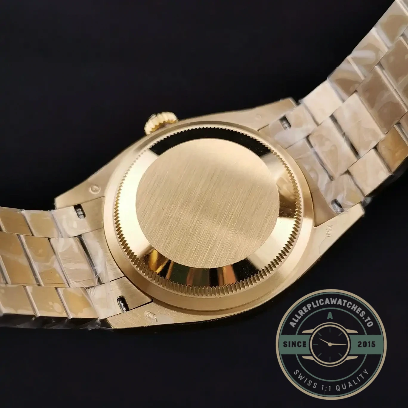 Superclone Rolex Day-Date 128238 36mm White Roman Dial Yellow Gold - Affordable Super Clone Watch