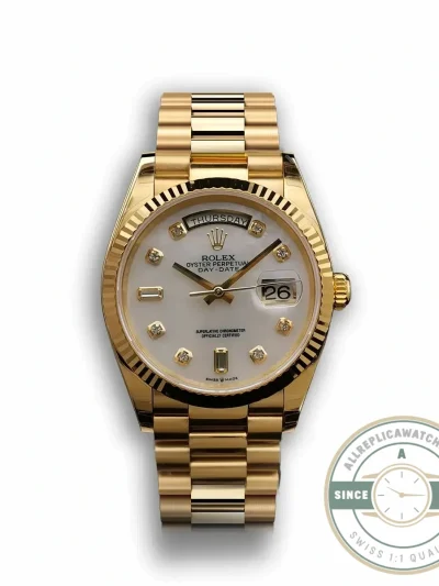 Superclone Rolex Day-Date 228239 36mm Mother of Pearl Dial - Affordable Luxury Replica Timepiece