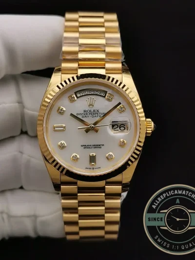 Superclone Rolex Day-Date 228239 36mm Mother of Pearl Dial - Budget Luxury Replica Watch
