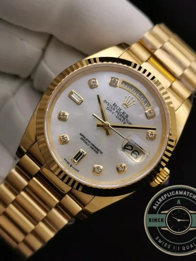 Superclone Rolex Day-Date 228239 36mm Mother of Pearl Dial - Affordable Super Clone Watch