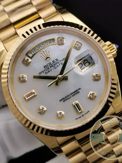Superclone Rolex Day-Date 228239 36mm Mother of Pearl Dial - Best Quality Replica Watch