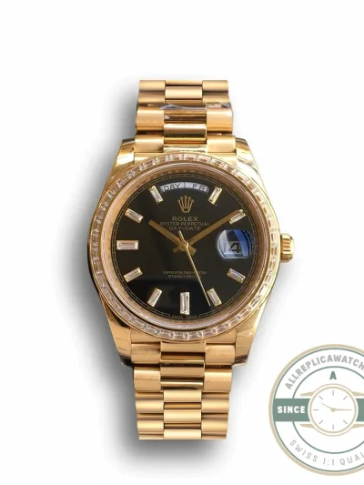Superclone Rolex Day-Date m228238 Black Dial - Affordable Super Clone Watch