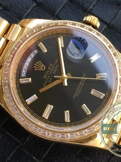 Superclone Rolex Day-Date m228238 Black Dial - Affordable Super Clone Watch