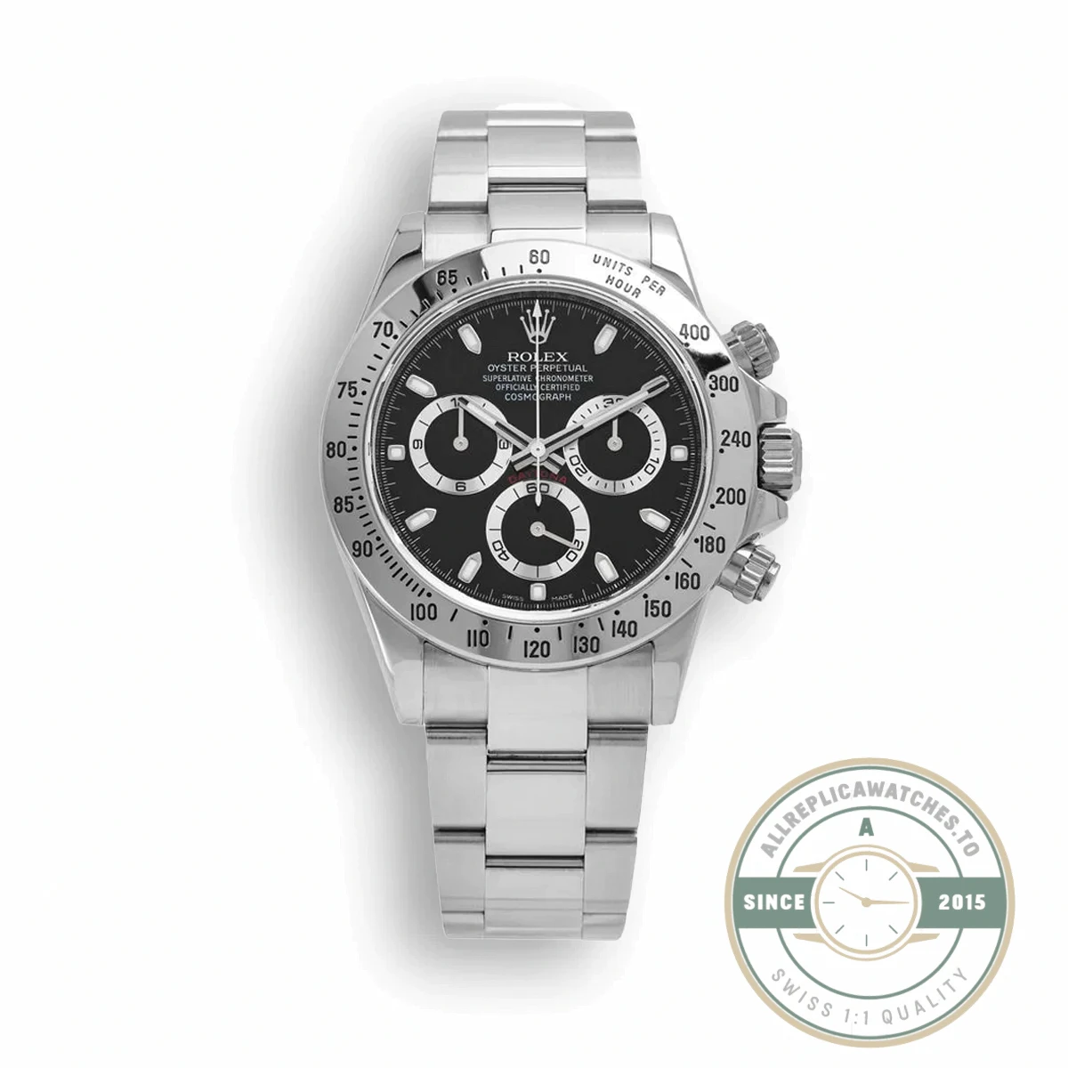 Superclone Rolex Daytona 116520-78590 40mm Black - Top-Tier Swiss Replica Watch