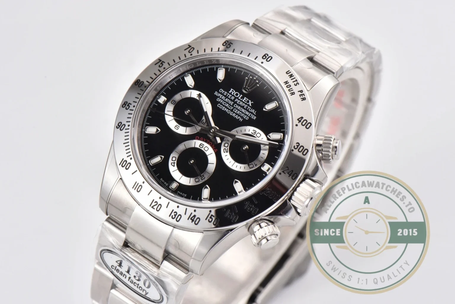 Superclone Rolex Daytona 116520-78590 40mm Black - Factory Super Clone Watch