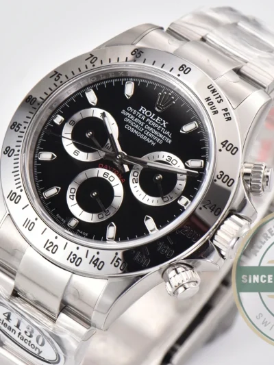 Superclone Rolex Daytona 116520-78590 40mm Black - Factory Super Clone Watch
