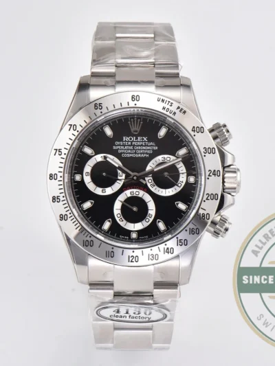 Superclone Rolex Daytona 116520-78590 40mm Black - Top-Tier Swiss Replica Watch
