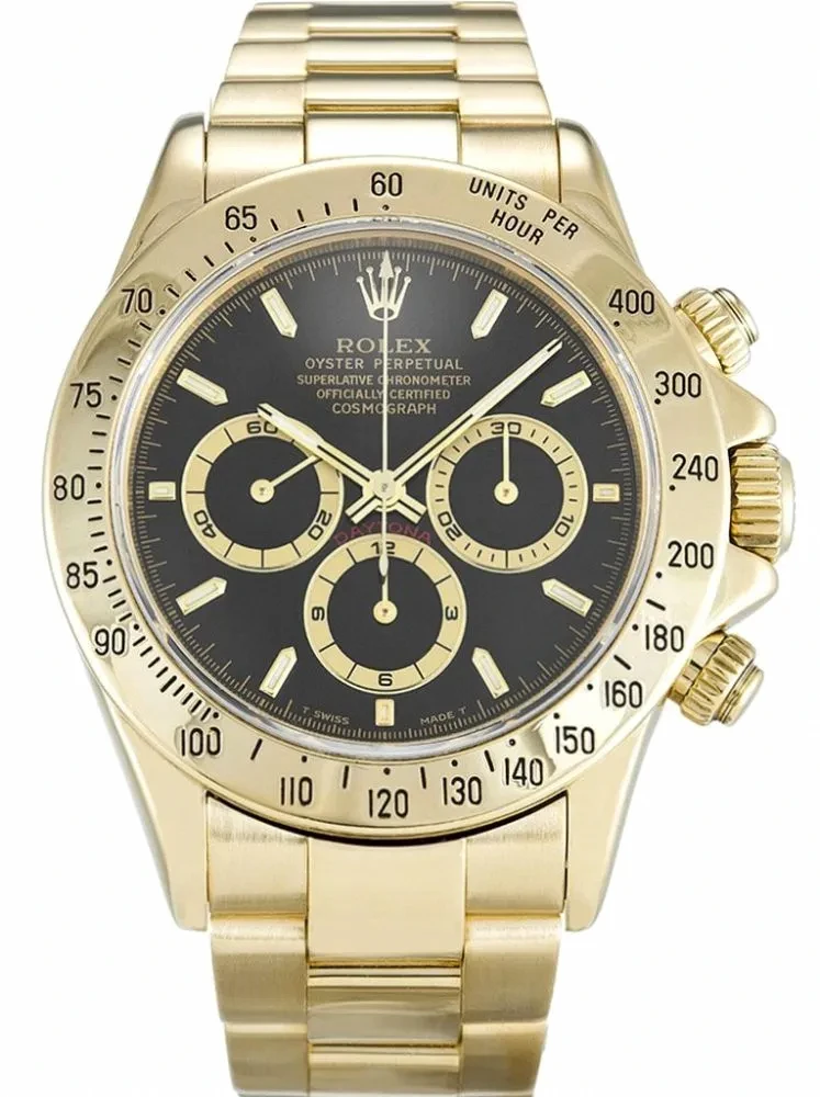 Superclone Rolex Daytona 16528 40mm Black Dial - High-Grade Replica Watch