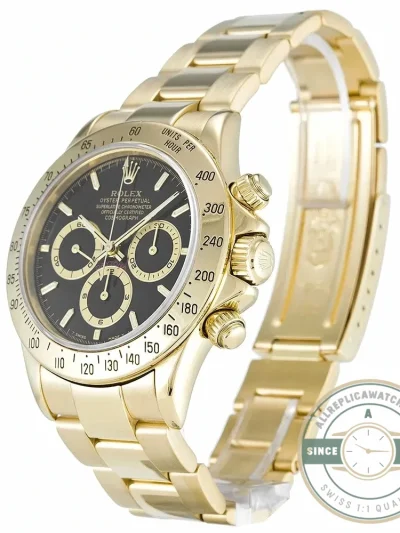 Superclone Rolex Daytona 16528 40mm Black Dial - Swiss-Made Clone Watch